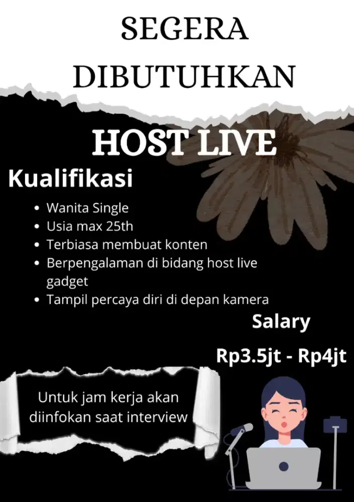 DICARII‼️‼️HOST LIVE STREAMING ‼️‼️ BUTUH CEPATT ‼️‼️