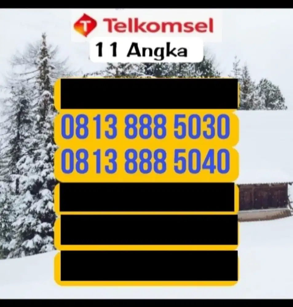 Kartu simpati 11 angka 888