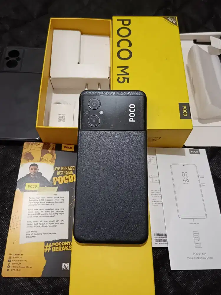 Poco M5 Nfc 4+3/128 Fullset