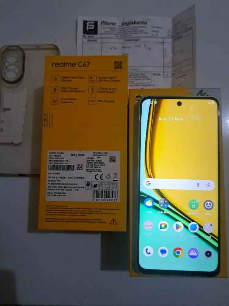 Realme C67 8/128 Gb, Fullset, Segel Nominus