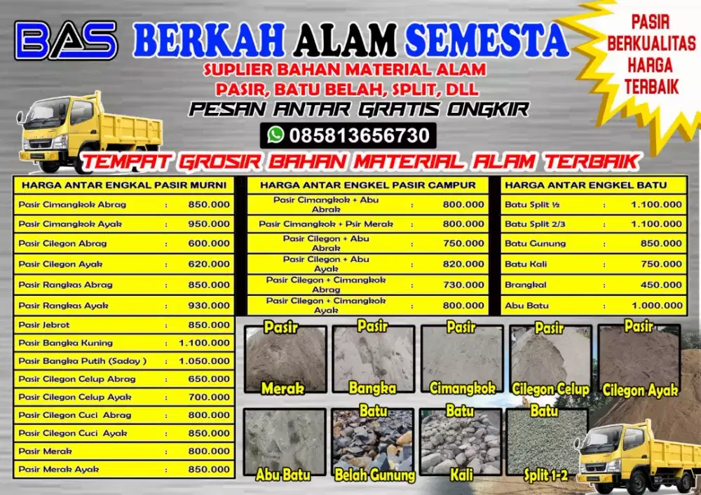 grosir pasir dan batu