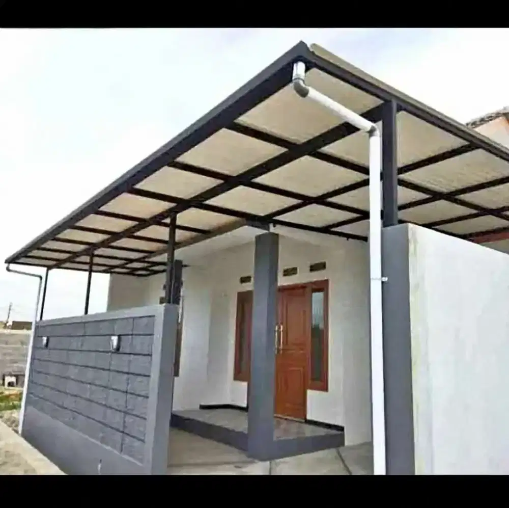 0005 kanopi atap upvc alderon twinwall double layer