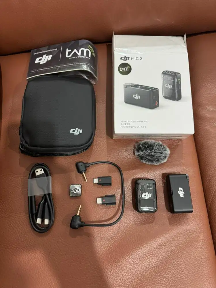 DJI Mic 2 (1 TX + 1 RX) Garansi Resmi Indonesia • Hampir Baru 99,99%!