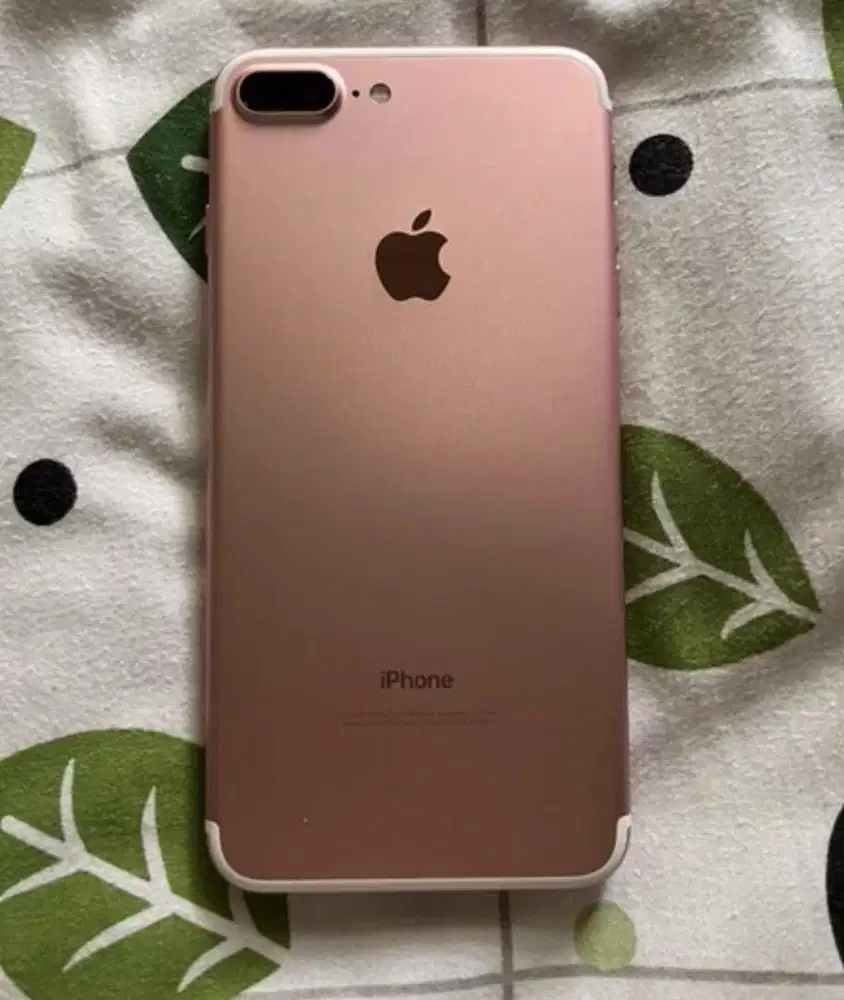 Iphone 7 Plus 128gb Rose Gold Normal Pemakaian