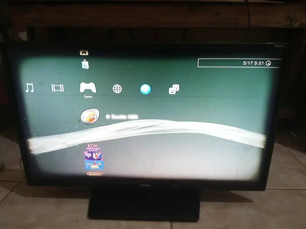 Dijual TV Sanyo LED 24 inch minus