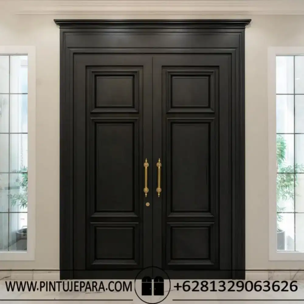 Pintu kayu minimalis/panel