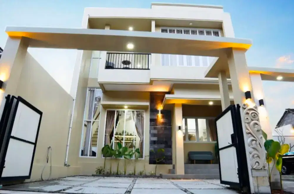 Villa / Homestay / Rumah Full Furnishe Private Pool Dekat Pemda Sleman