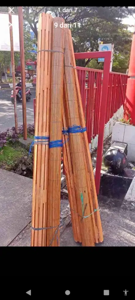 Jual tirai bambu dan rotang murah