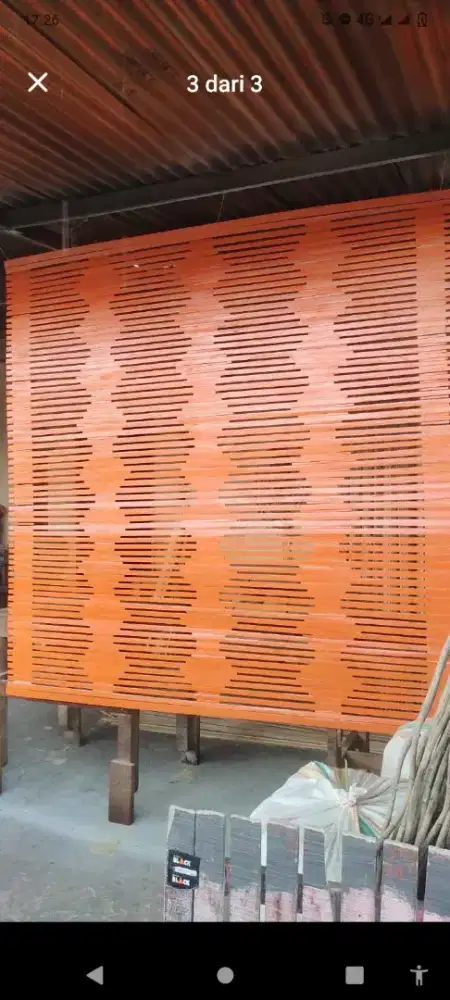 Jual tirai bambu dan rotang murah