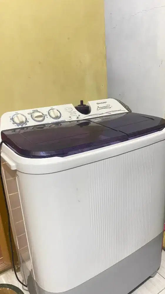 Dijual cepat mesin cuci Sharp 9kg