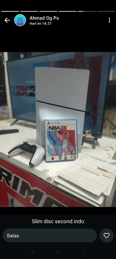 Ps5 // Playstation 5 slim disk versi //pre owned