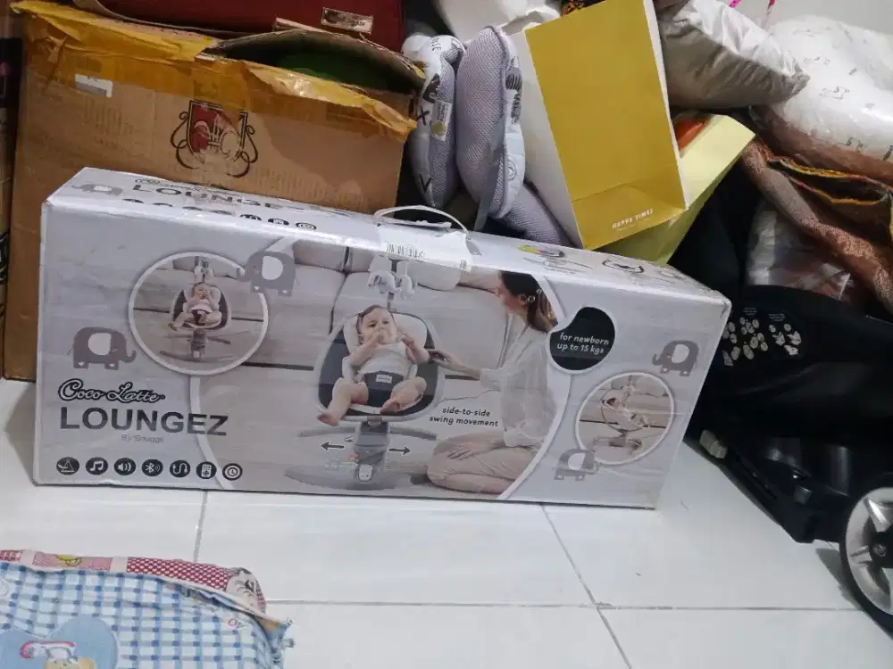 Preloved Coco Latte LOUNGEZ Baby Swing