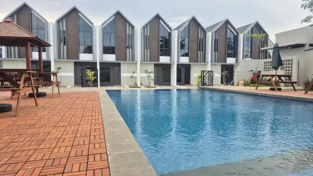 Rumah siap huni tanpa DP ,cluster ada kolam renang ,Karawaci tangerang