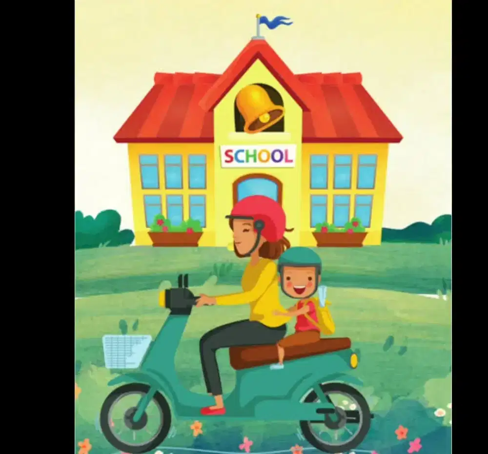 JASA ANTAR JEMPUT ANAK SEKOLAH/LES SEKITAR PEKAYON