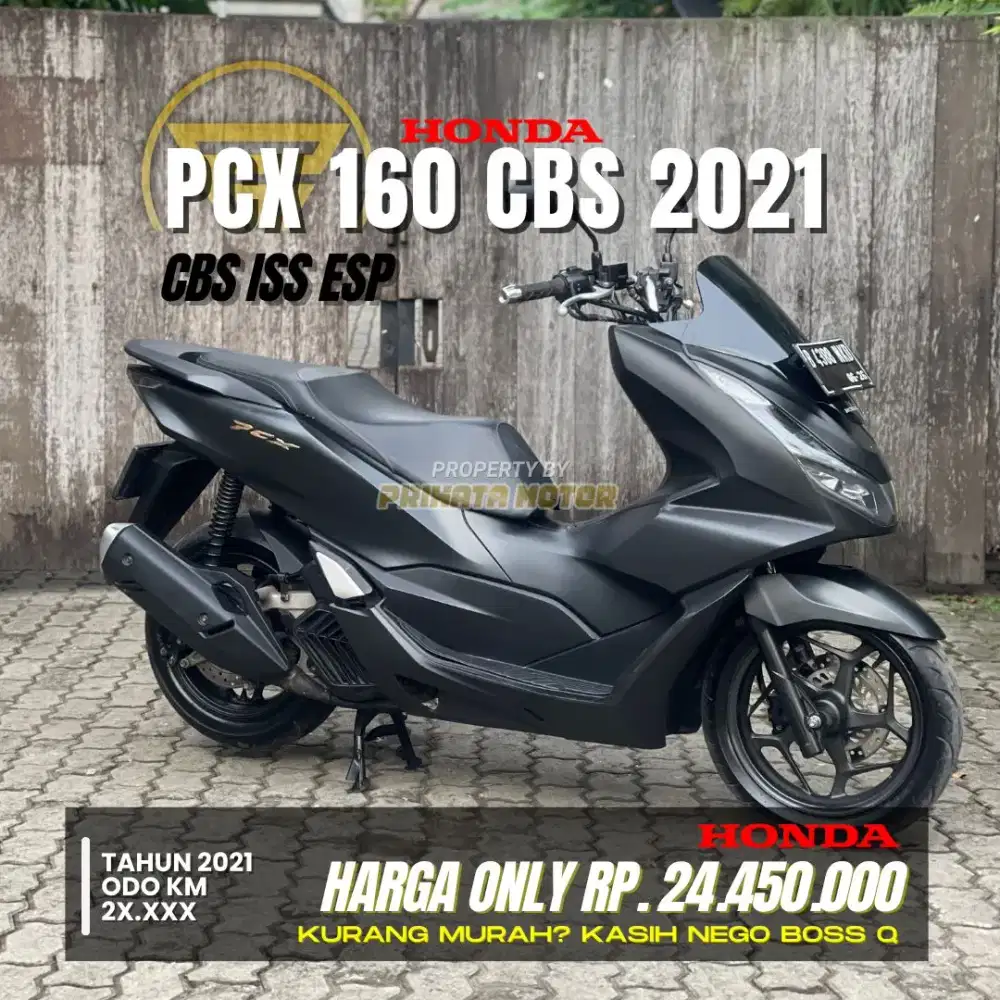 DP 50 Ribuan HONDA PCX 160 CBS ISS ESP 2021
