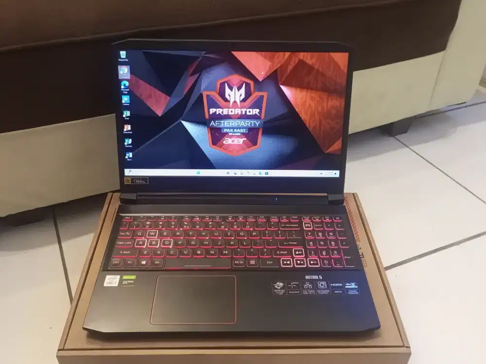 Laptop Acer nitro 5 AN515 Intel Core i7 Gen 10, VGA Nvidia GTX 1650