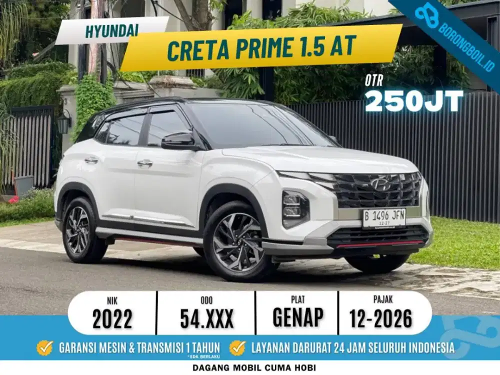 Hyundai Creta Prime AT 2022 Putih Two Tone
