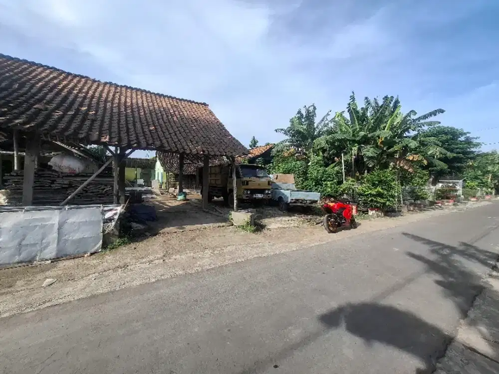 Tanah pinggir jalan kampung bonus rumah lokasi Baki