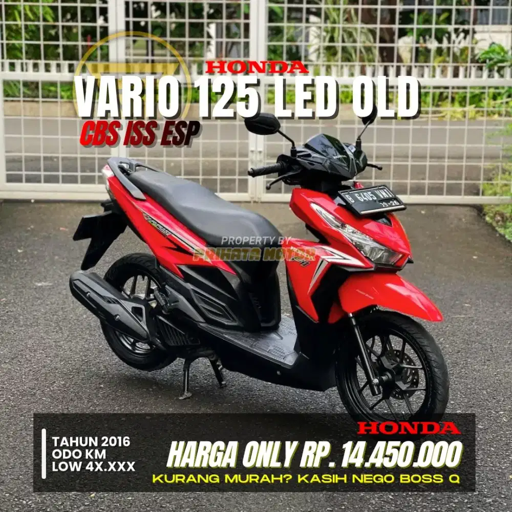 DP 3.6 Jutaan HONDA VARIO 125 LED OLD 2016