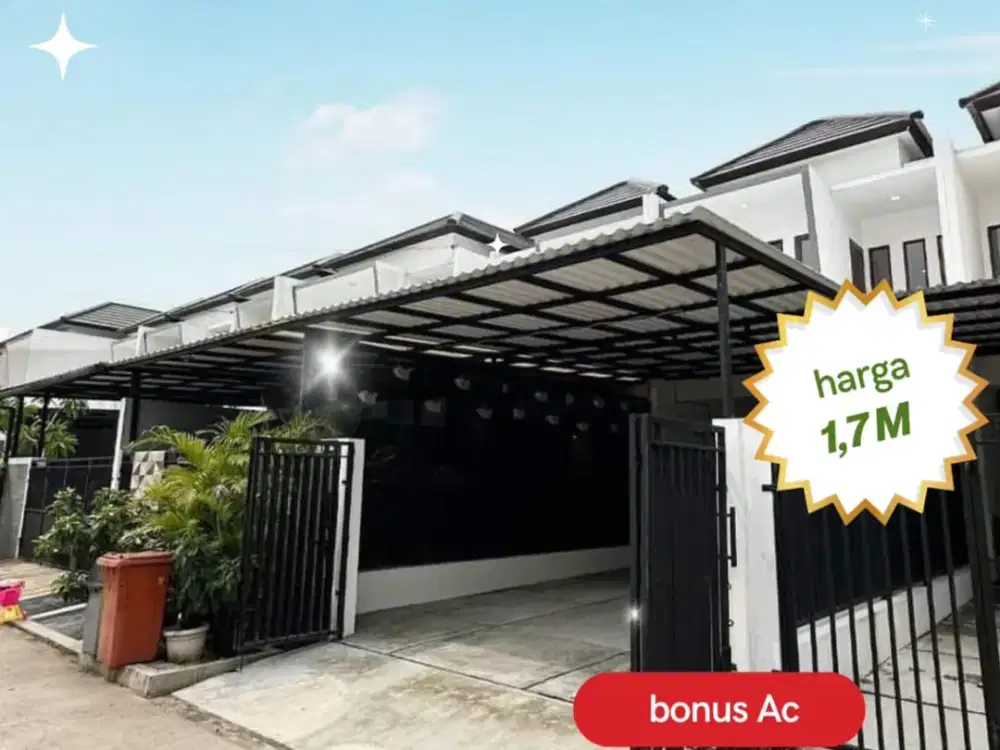 DIJUAL CEPAT Rumah Baru PONDOK CABE hunian Dalam Komplek Akses Strategis Langsung Jalan Utama