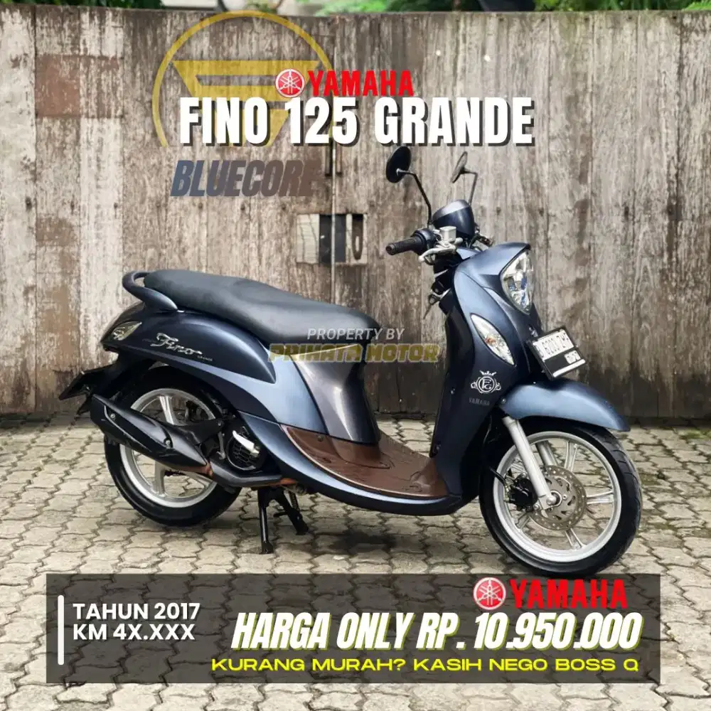 YAMAHA FINO 125 GRANDE 2017 BLUECORE