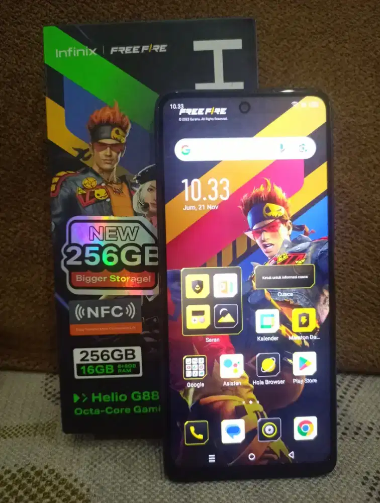 Infinix Hot 30 8/256 fullset ori mulus normal no minus