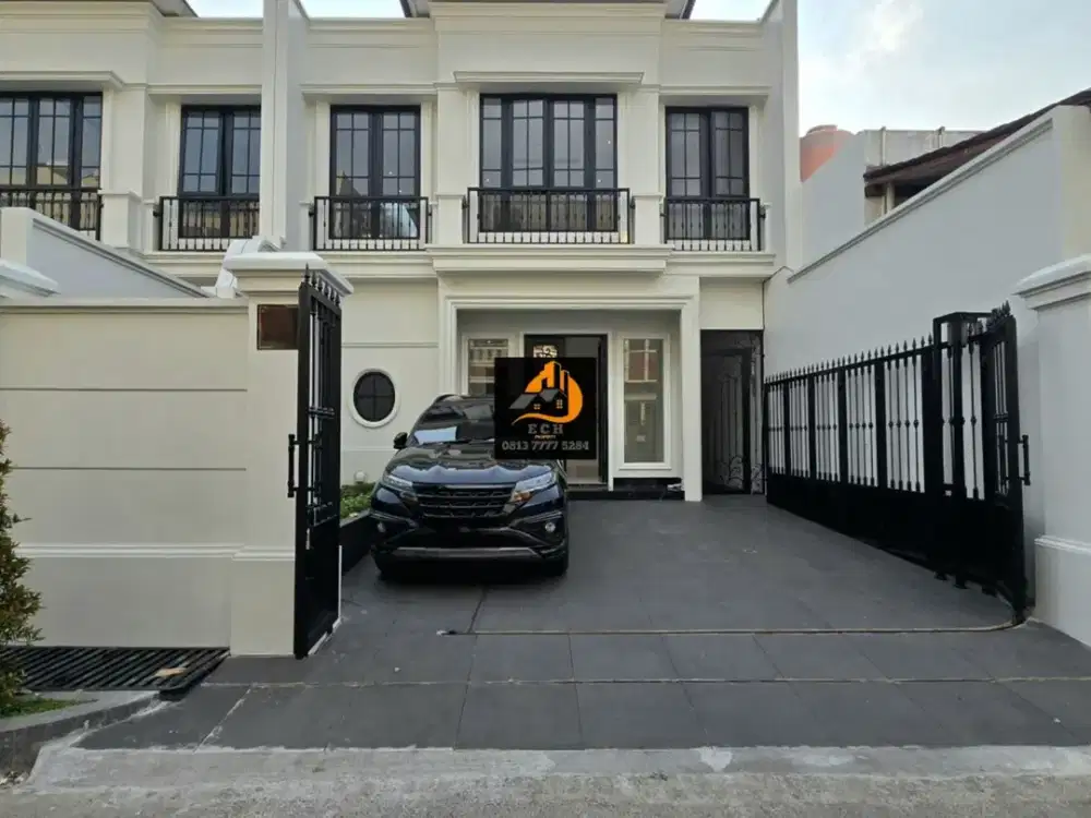 T74.Rumah Baru American Classic di Cempaka Putih Jakarta Pusat