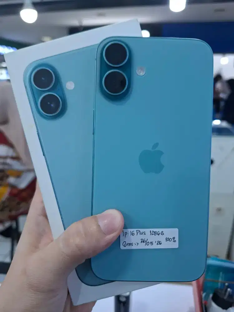 Iphone 16 plus 128gb garansi 5bln bh100% cc84x mulus