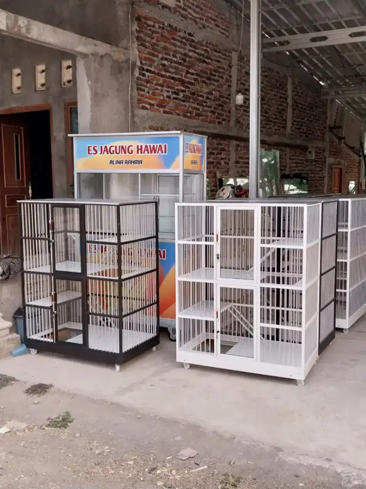 Cod kandang kucing aluminium