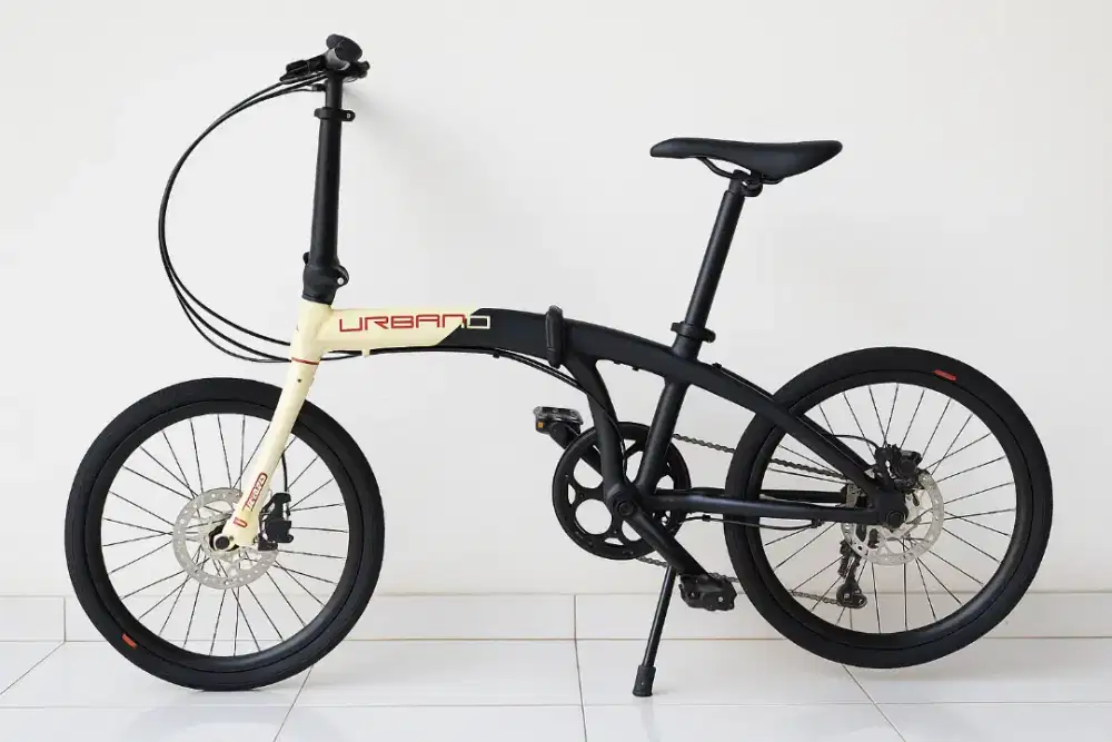 Sepeda Lipat 20 Polygon Urbano 5 rem hidrolik hollow crank Sora 9speed