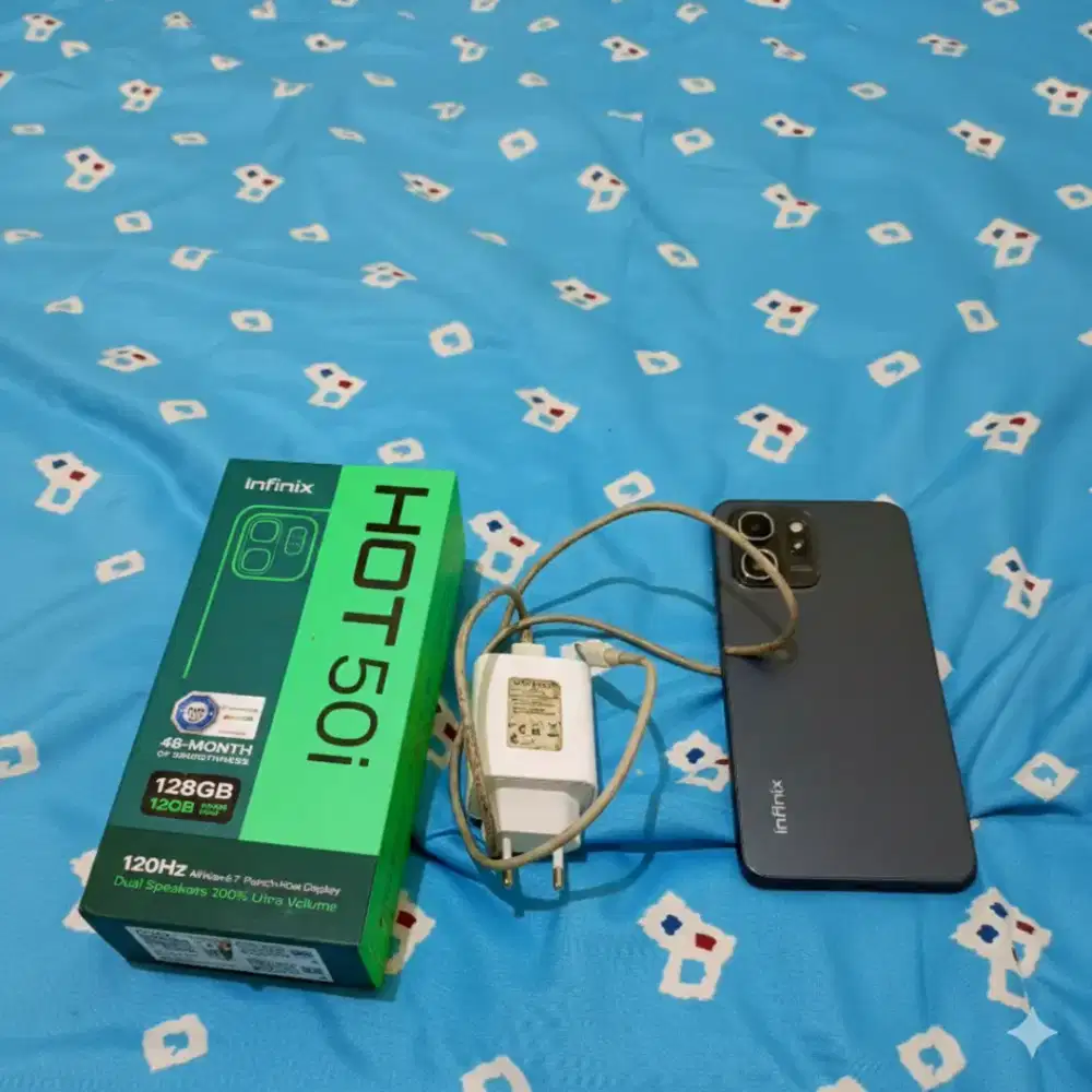 Infinix Hot 50i 6/128GB Hitam