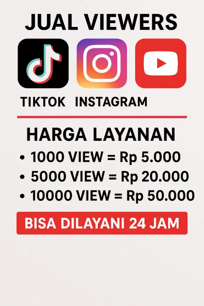 JASA MENAMBAH VIWERS
