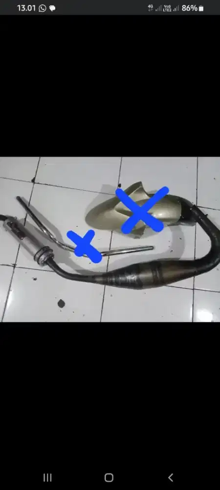 Knalpot kolong rx king