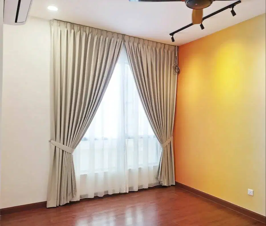 Menjual Gorden Blackout Pasang Skat Klinik Hordeng Gordyn Vitrase