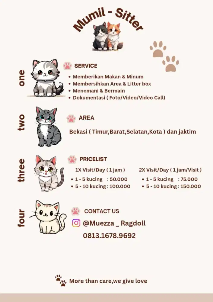 Cat sitter bekasi