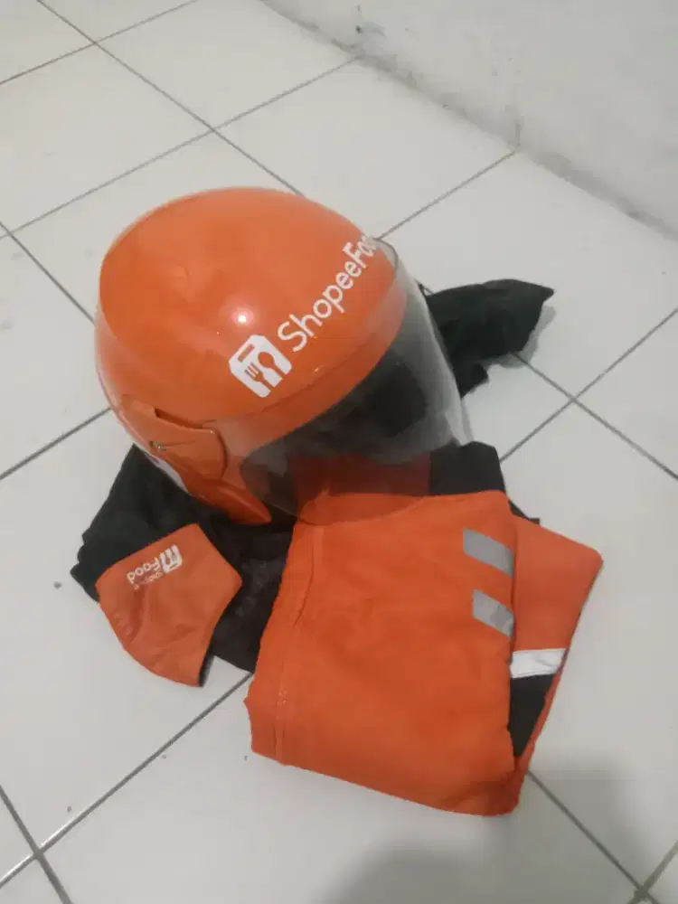 Helm AT SFD half Face + Rompi 2xl masker