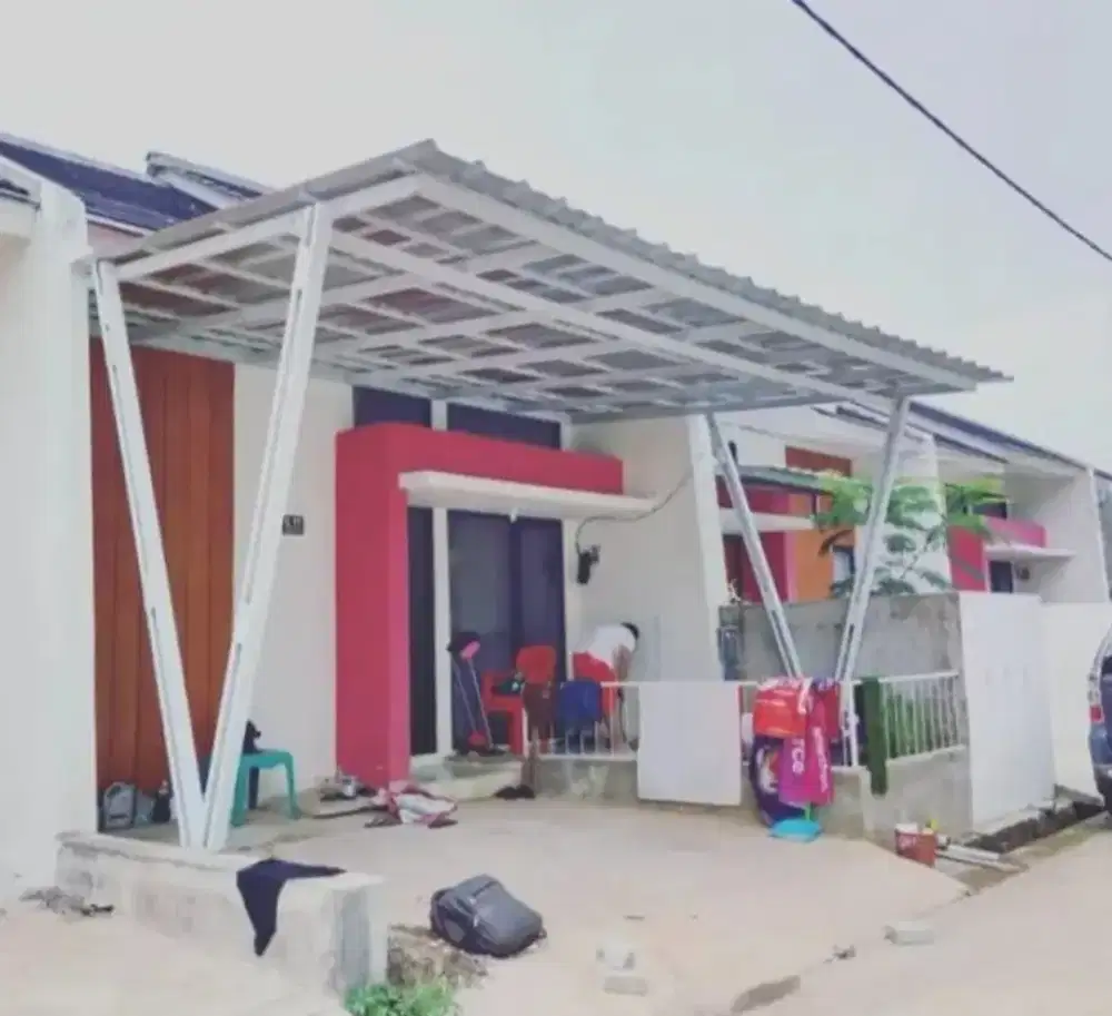Pasang baja ringan untuk garasi