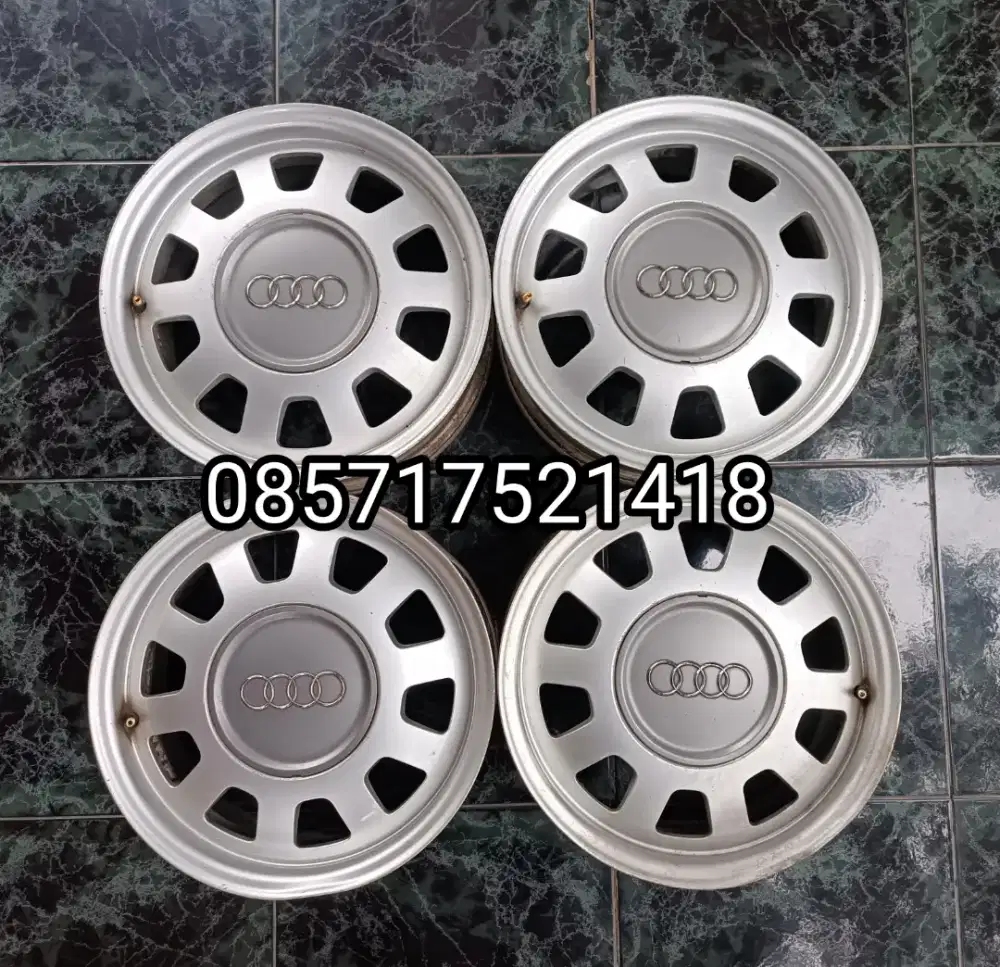 Velg oem audi a4 R15 pcd 4x100 dop ori karimun starlet brio dll