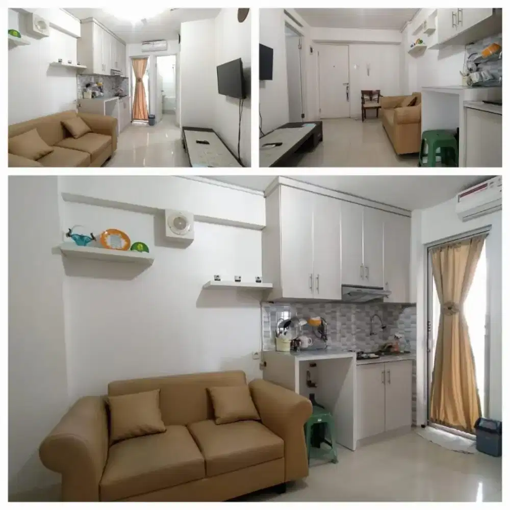 Di jual stock baru unit type 2bedroom siap huni Lantai rendah