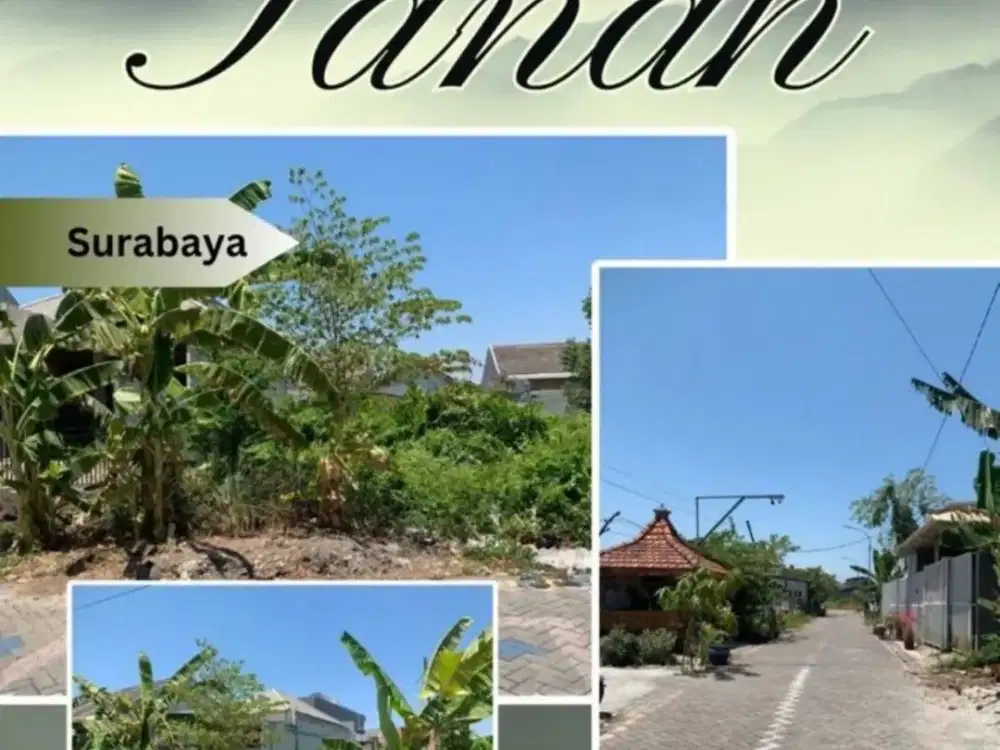 TANAH MURAH 3,6Jt/m2 MEDAYU UTARA MEDOKAN WONOREJO RUNGKUT SURABAYA TIMUR