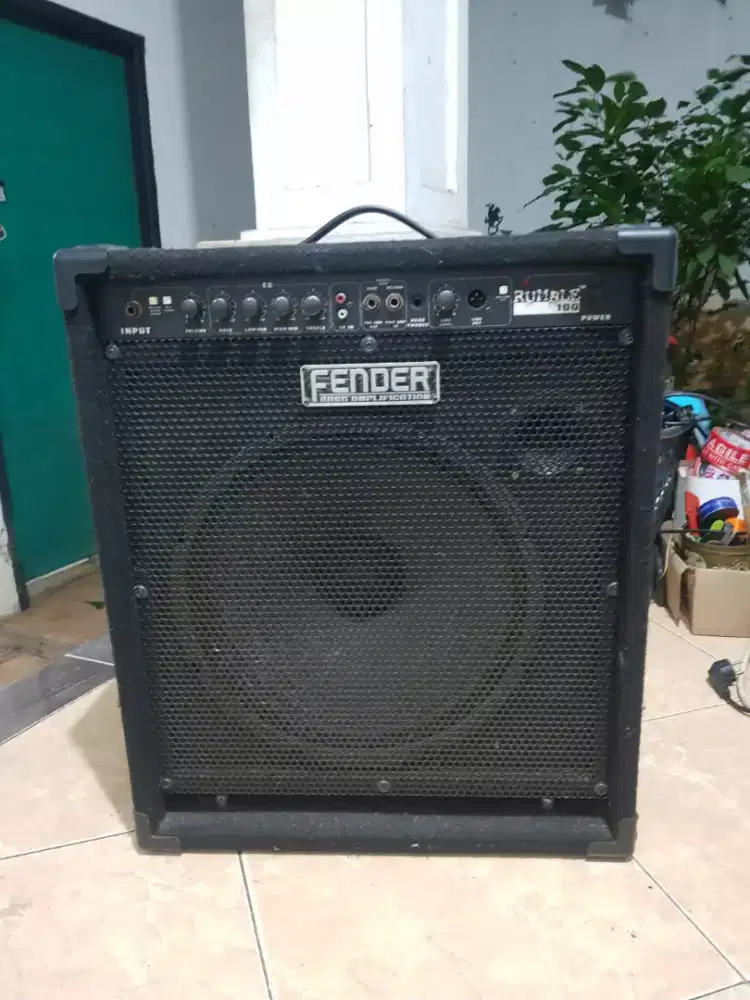 Ampli bass Fender Rumble 100 speaker 15 inch