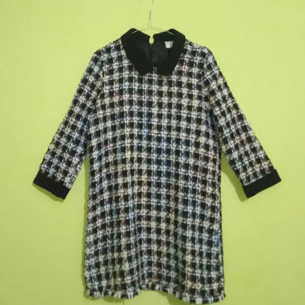 Atasan/Tunik/Dress Mini Tweed Colar Brand Miranda Kerr