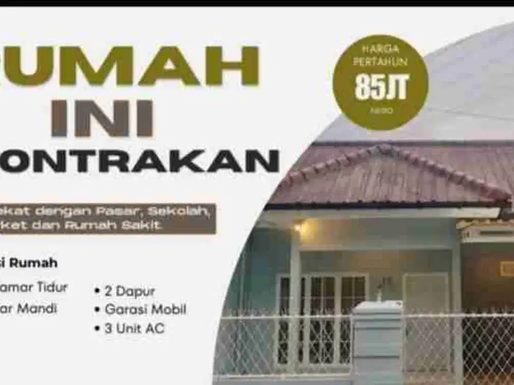 Rumah di sewakan di poltangan pasar minggu