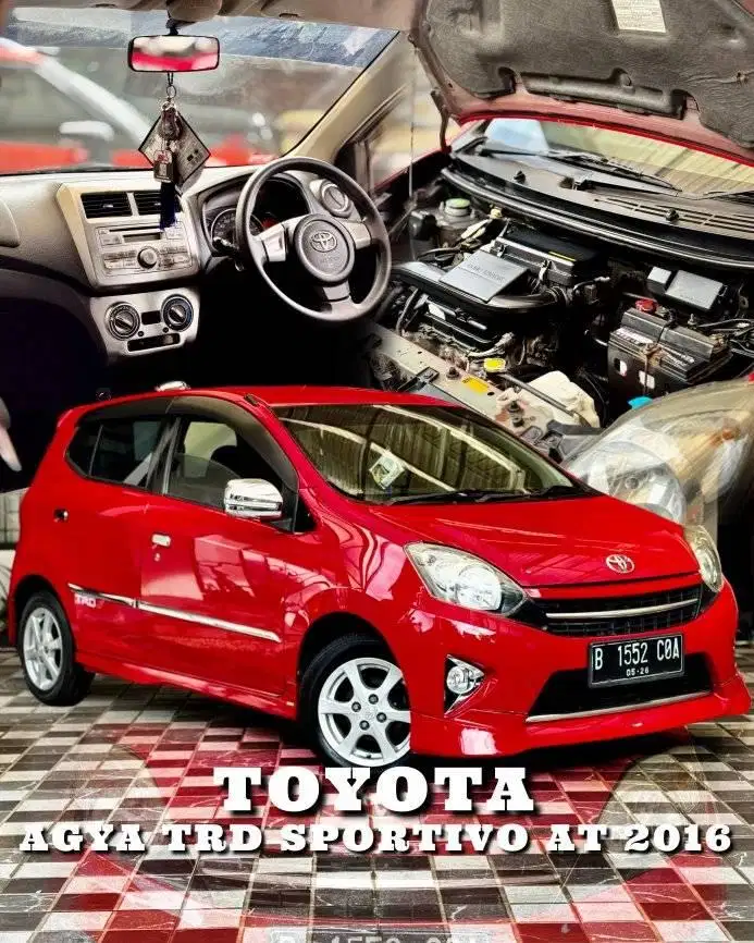 Toyota Agya TRD Sportivo AT Matic 2016 Tangan Pertama dari Baru
