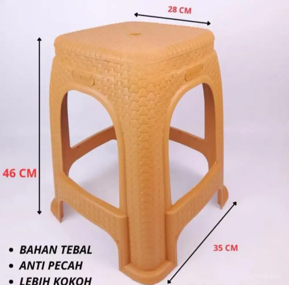 KURSI PLASTIK KOKOH GROSIRAN MURAH