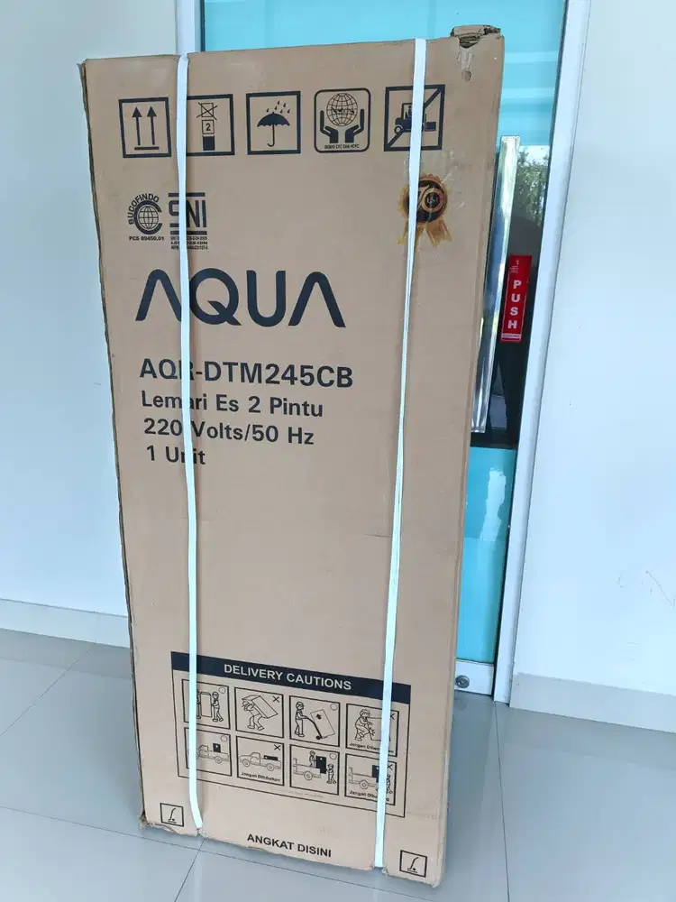 Jual kulkas/ lemari es 2 pintu merk AQUA