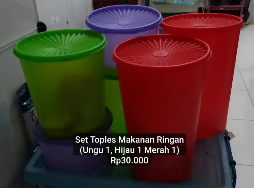 Set Toples Makanan Ringan