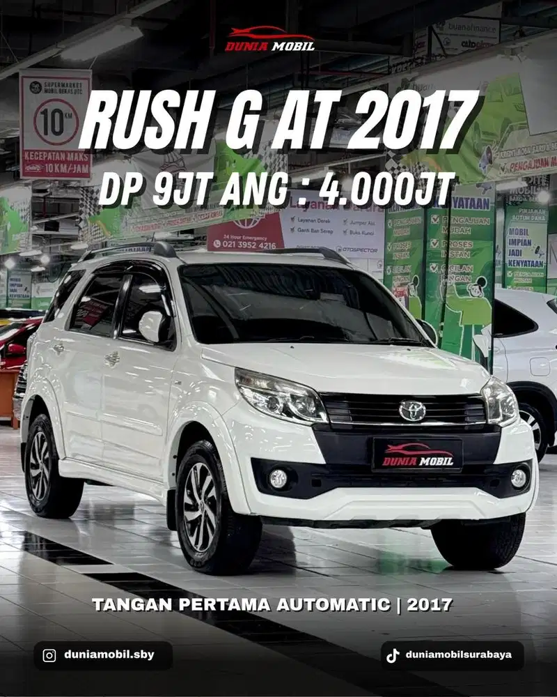 Rush 2017 / 2016 Toyota Automatic TRD Ultimo Bisa Tukar dengan Terios