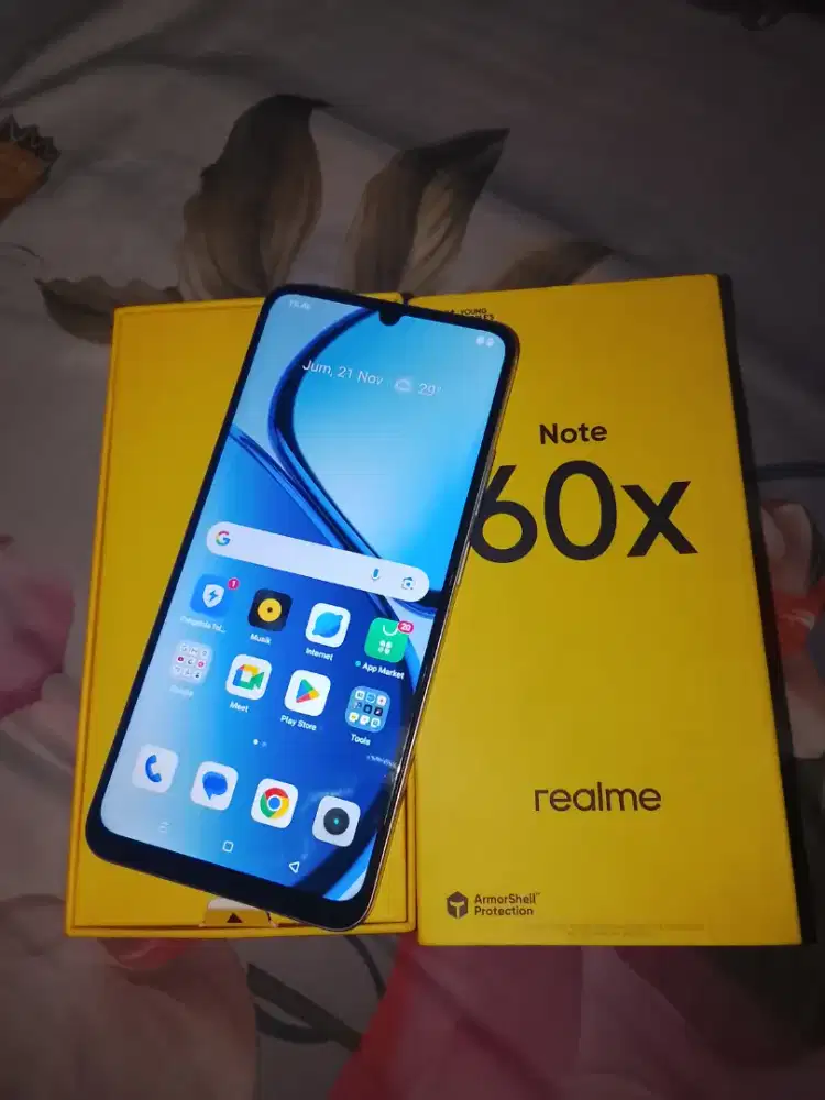 Realme note 60 x 4+4/64
