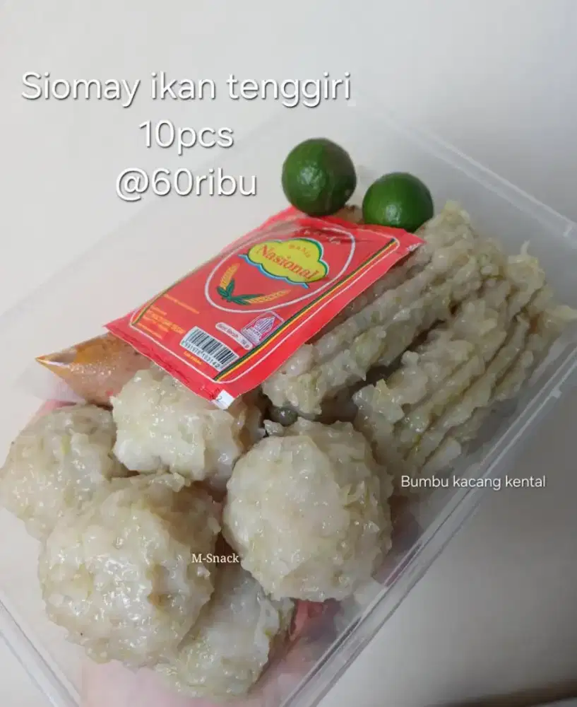 Siomay ikan tenggiri
